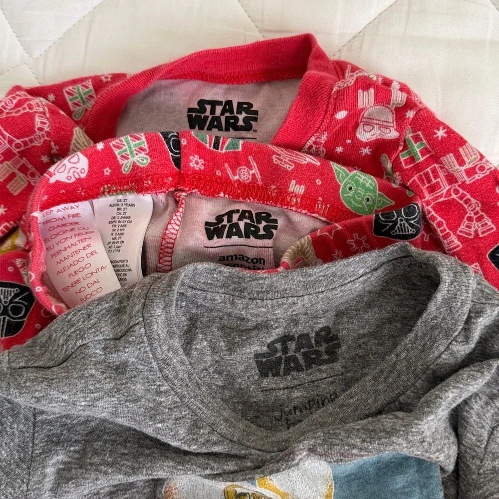 Star Wars Kids Pajama Set - Red and Gray size 2T